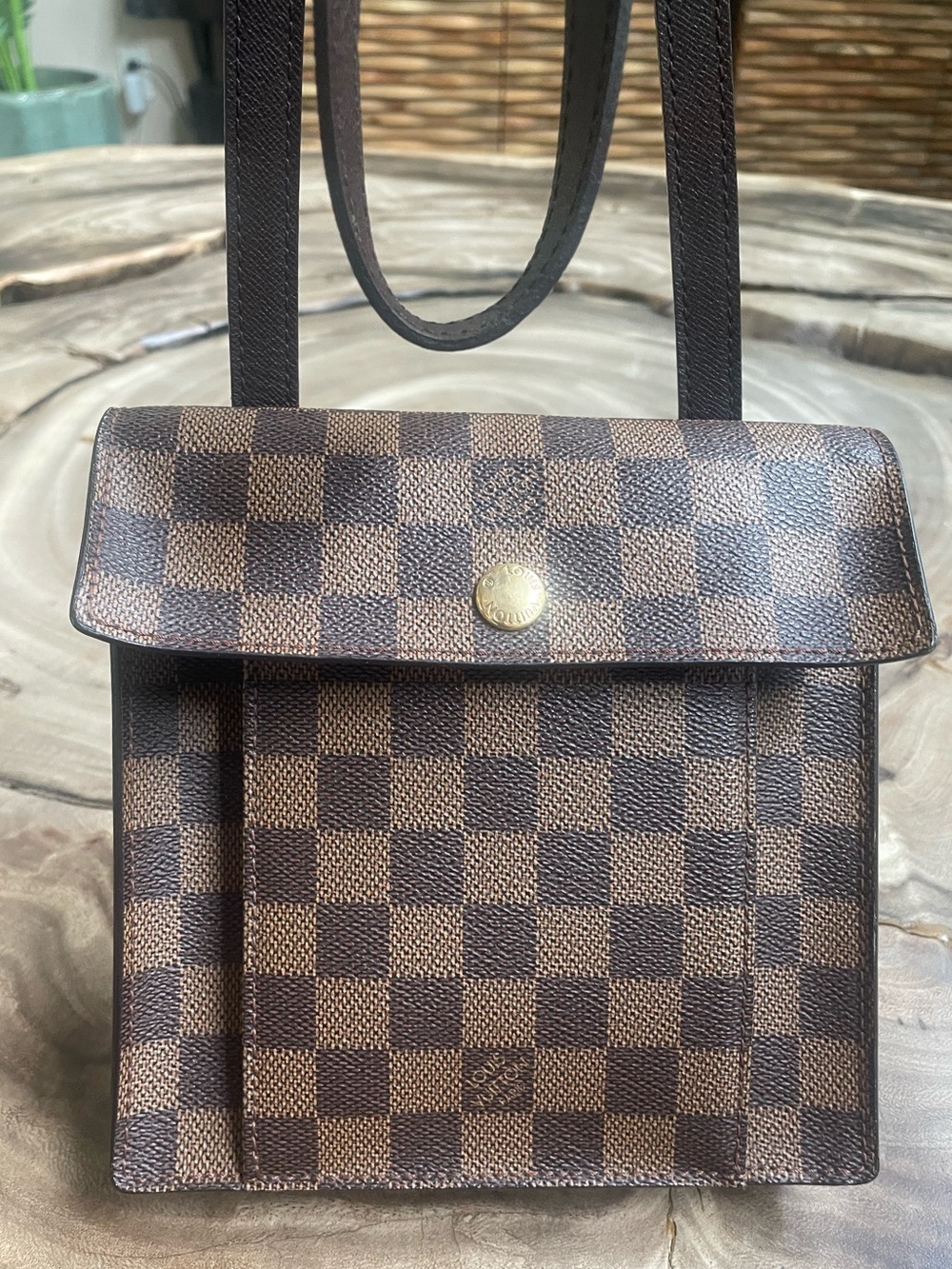 Louis Vuitton Pimlico Damier Ebene crossbody small flap Pouchette